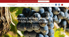 Desktop Screenshot of montalcinoreport.com